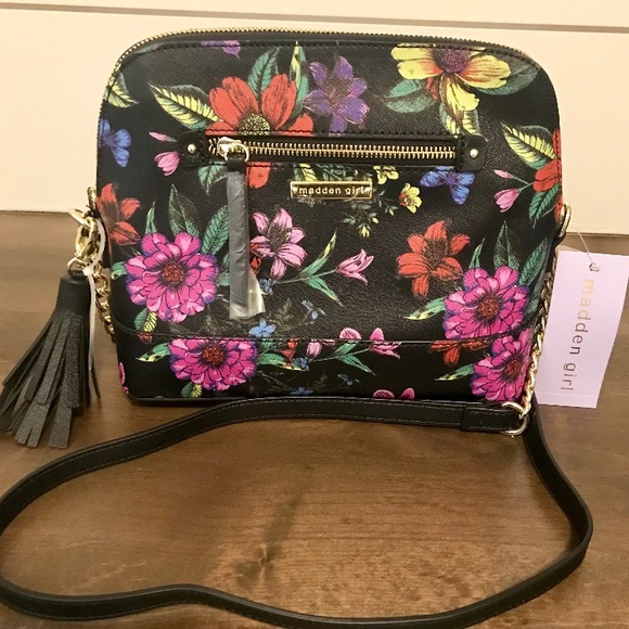 madden girl floral purse